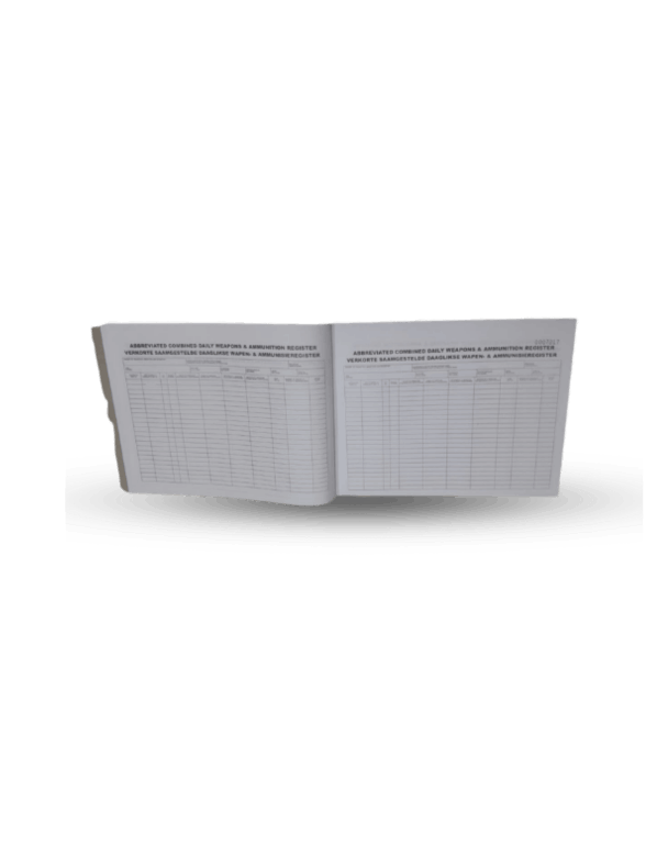 Fire Arm Register Books