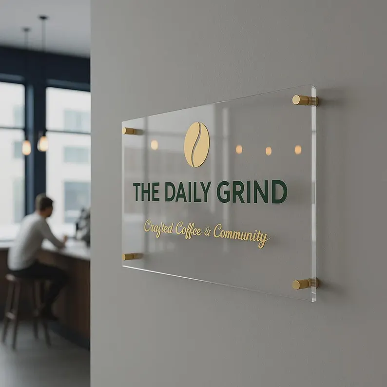 Perspex signs
